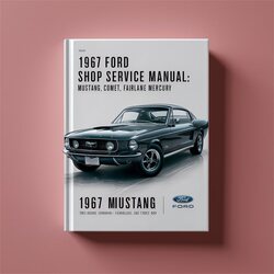 1967 Mercury Comet Ford Shop Mustang Fairlane Service Repair Workshop Manual PDF