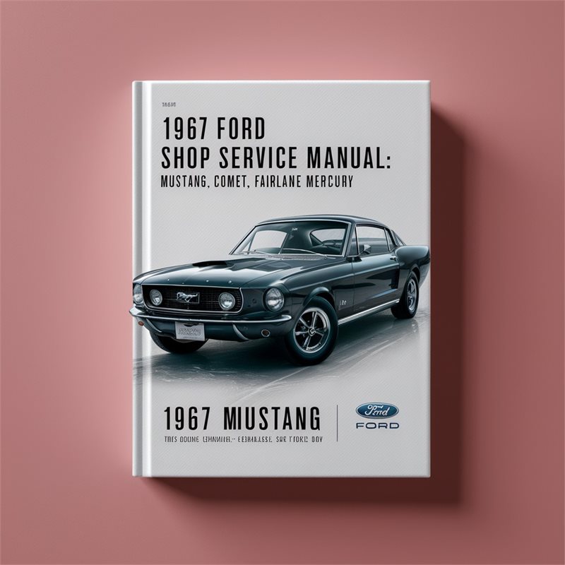 1967 Mercury Comet Ford Shop Mustang Fairlane Service Repair Workshop Manual PDF
