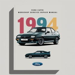 1989-1994 Ford Capri Service Repair Workshop Manual PDF