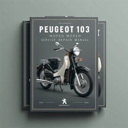 Peugeot 103 Moped Engine Service Repair Workshop Manual PDF