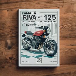 1985-2001 Yamaha Riva Models 125 XC125 XC125S Service Repair Workshop Manual PDF