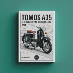 Tomos A35 49CC Moped Service Repair Workshop Manual PDF