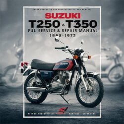 1968-1972 Suzuki T Series T250 T350 Service Repair Workshop Manual PDF