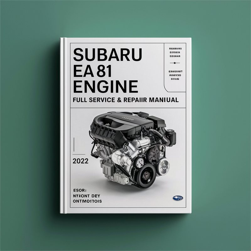 Subaru EA Series EA81 Engine Service Repair Workshop Manual PDF
