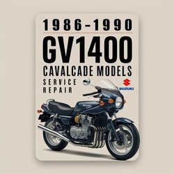 1988-1990 Suzuki GV1400 Cavalcade Models Service Repair Workshop Manual PDF