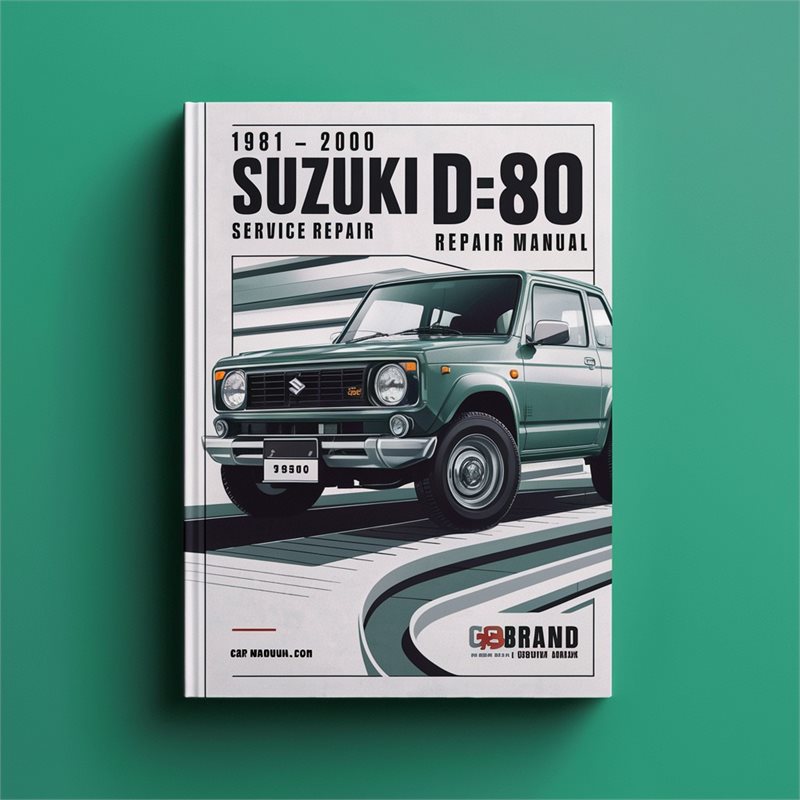1981-2000 Suzuki DS Models DS80 Service Repair Workshop Manual PDF