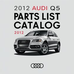 2012 Audi Q5 Catalog Parts PDF