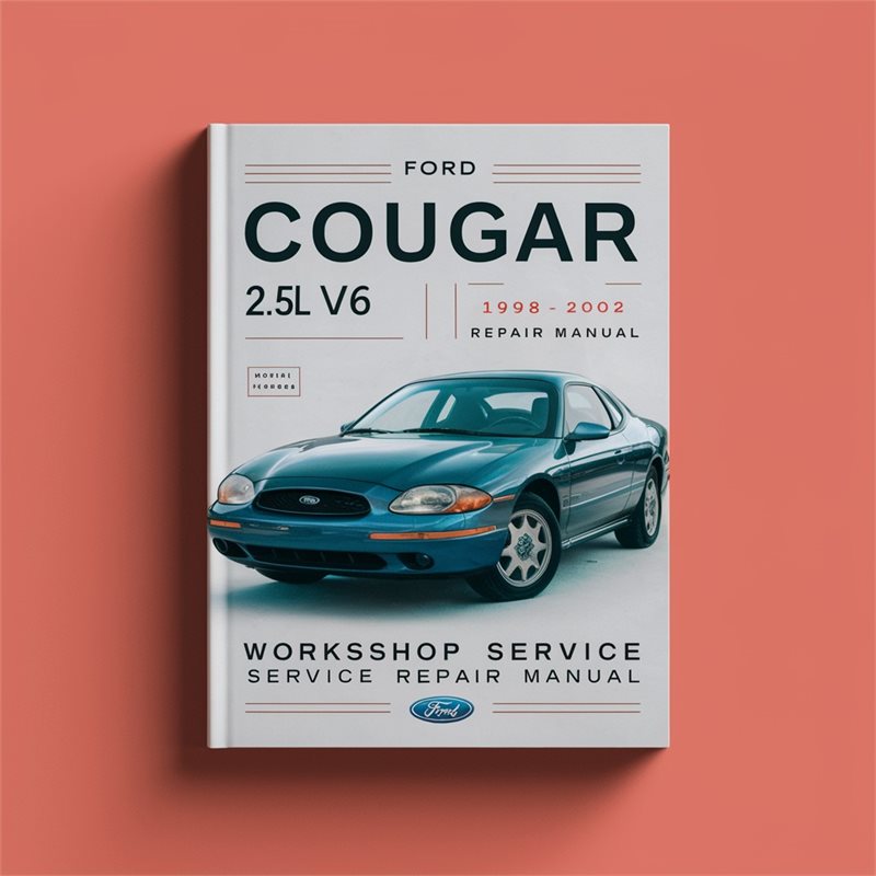 1998-2002 Ford Cougar 2.5l V6 Service Repair Workshop Manual PDF