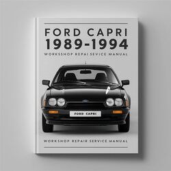 1989-1994 Ford Capri Service Repair Workshop Manual PDF