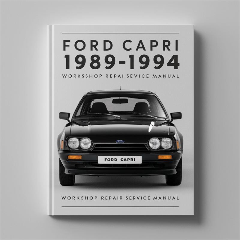 1989-1994 Ford Capri Service Repair Workshop Manual PDF