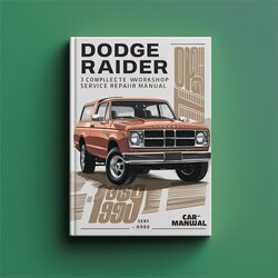 1987-1990 Dodge Raider 3 Door SUV Service Repair Workshop Manual PDF