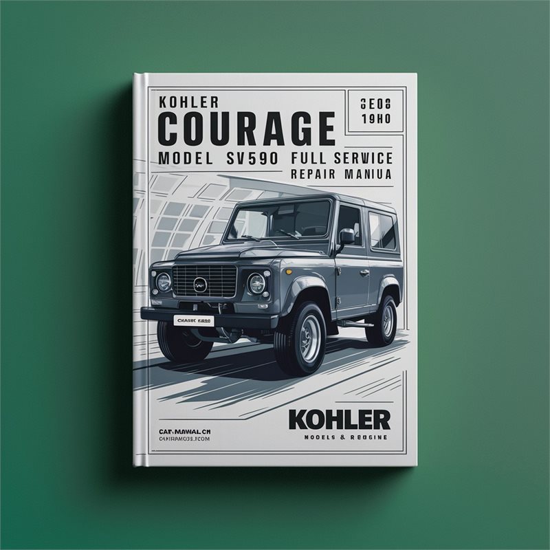 Kohler Courage Series Model SV590 19HP Engine Service Repair Workshop Manual PDF
