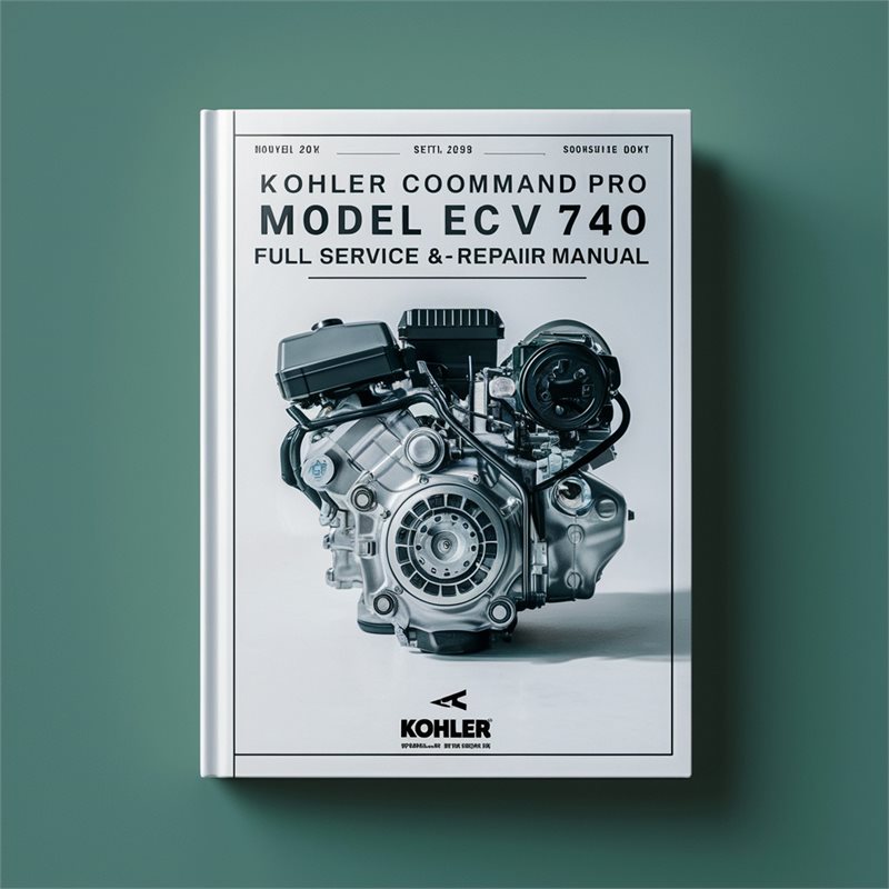 Kohler Command Pro EFI Models Model ECV740 27HP Engine Service Repair Workshop Manual PDF