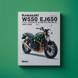 1999-2006 Kawasaki W650 EJ650 Motorcycle Service Repair Workshop Manual PDF