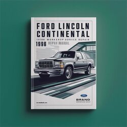 1998 Ford Continental Lincoln Service Repair Workshop Manual PDF