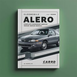 1999-2004 Oldsmobile Alero Service Repair Workshop Manual PDF