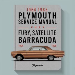 Plymouth Satellite Fury Barracuda Service Repair Workshop Manual PDF