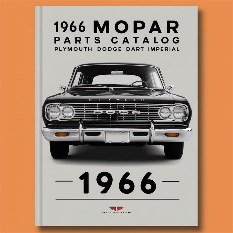 1966 Chrysler Imperial Mopar Plymouth Dodge Dart Parts Catalog PDF