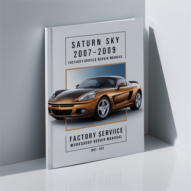 2007-2009 Saturn Sky Service Repair Workshop Manual PDF