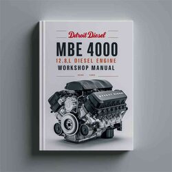 Detroit Diesel MBE 4000 12.8l Engine Service Repair Workshop Manual PDF