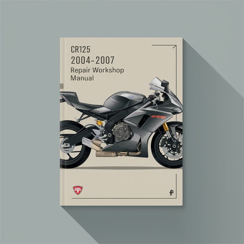 2004-2007 Honda CR Series CR125R Service Repair Workshop Manual PDF
