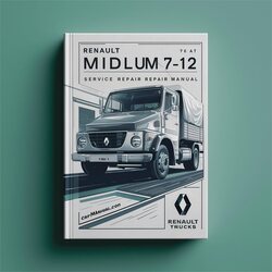 Renault Midlum Trucks 7-12 T Service Repair Workshop Manual PDF