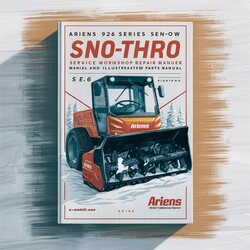 Ariens 926 Series Snowblower SNO-THRO Illustrated Parts Catalog PDF