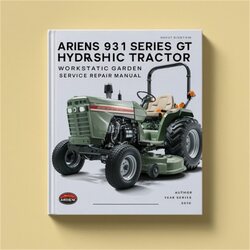 Ariens 931 Series GT Hydrostatic Garden Tractor 17 Tractors 14 Attachments Service Repair Workshop Manual PDF