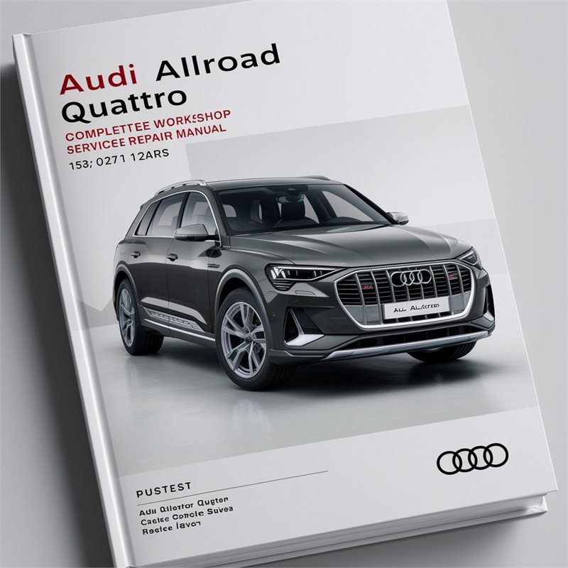 2000-2006 Audi Allroad Quattro Service Repair Workshop Manual PDF