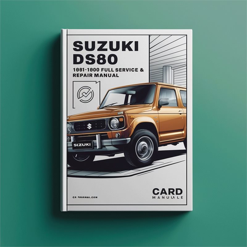 1981-2000 Suzuki DS Models DS80 Service Repair Workshop Manual PDF