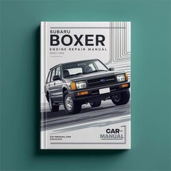 Subaru Boxer Engine Service Repair Workshop Manual PDF