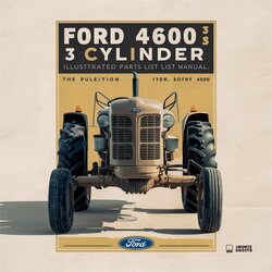 Ford 4600 3 Cylinder AG Tractor Illustrated Parts Catalog PDF