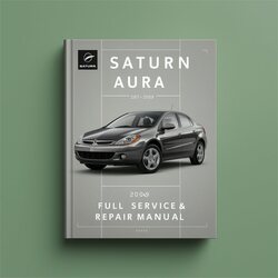 2007-2009 Saturn Aura Service Repair Workshop Manual PDF