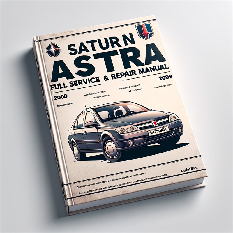 2008-2009 Saturn Astra Service Repair Workshop Manual PDF