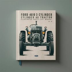 Ford 4610 3 Cylinder AG Tractor Illustrated Parts Catalog PDF