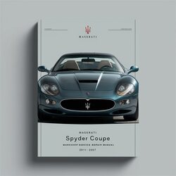 2001-2007 Maserati Coupe Spyder Service Repair Workshop Manual PDF