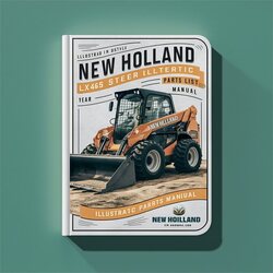 NEW Holland LX465 Skid Steer Loader Illustrated Parts Catalog PDF
