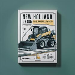NEW Holland LX485 Skid Steer Loader Illustrated Parts Catalog PDF