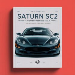 Saturn S Series SC2 Service Repair Workshop Manual PDF