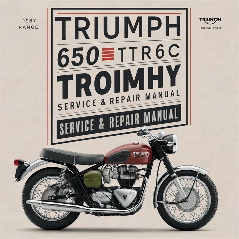 1967-1974 Triumph Trophy 650 TR6R TR6C Service Repair Workshop Manual PDF