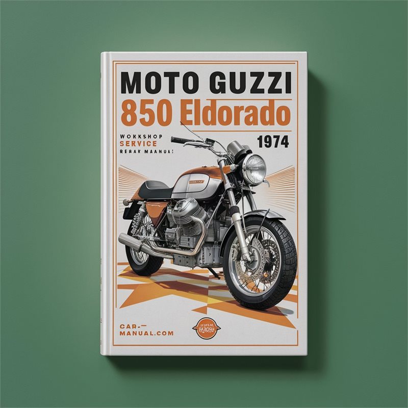 1972-1974 Moto Guzzi Eldorado 850 Service Repair Workshop Manual PDF