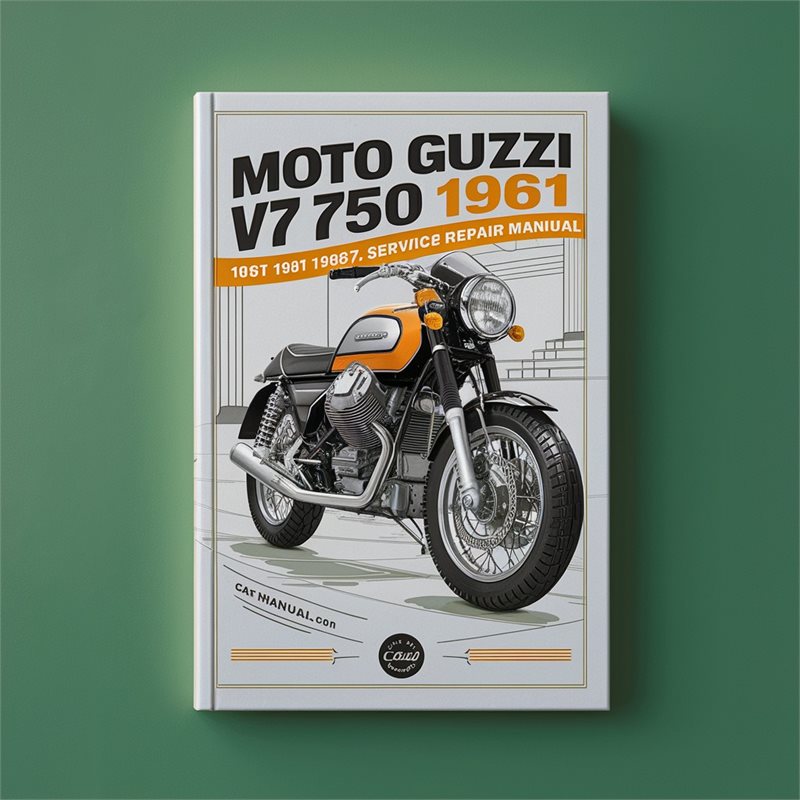 1967-1971 Moto Guzzi Breva V7 750 Service Repair Workshop Manual PDF