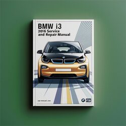 2016 BMW I3 Service Repair Workshop Manual PDF