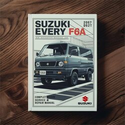Suzuki F6A Carry Every DE51V DF51V DC51T DD51T DC51B DA52T DB52T DA52V Service Repair Workshop Manual PDF