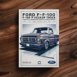 1980-1995 Ford F Series F-100 Pickup Truck Service Repair Workshop Manual PDF
