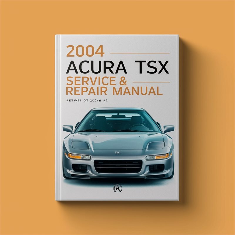 2004 Acura TSX Service Repair Workshop Manual PDF