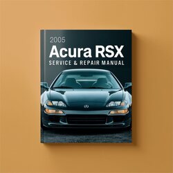2005 Acura RSX Service Repair Workshop Manual PDF