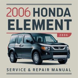 2006 Honda Element Service Repair Workshop Manual PDF