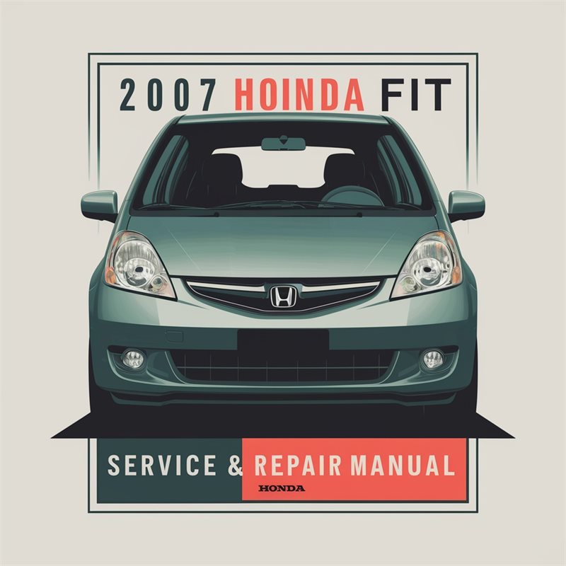 2007 Honda Fit Service Repair Workshop Manual PDF