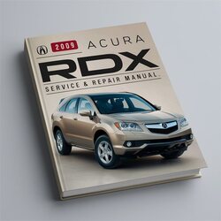 2009 Acura RDX Service Repair Workshop Manual PDF